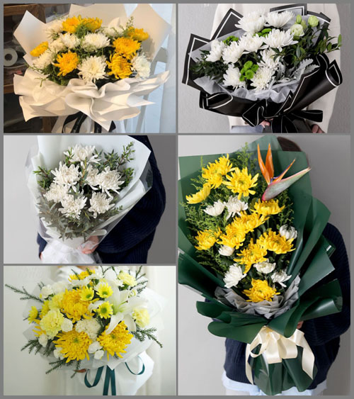 贵州毕节市大方县黄泥乡坝子村白事花束代送